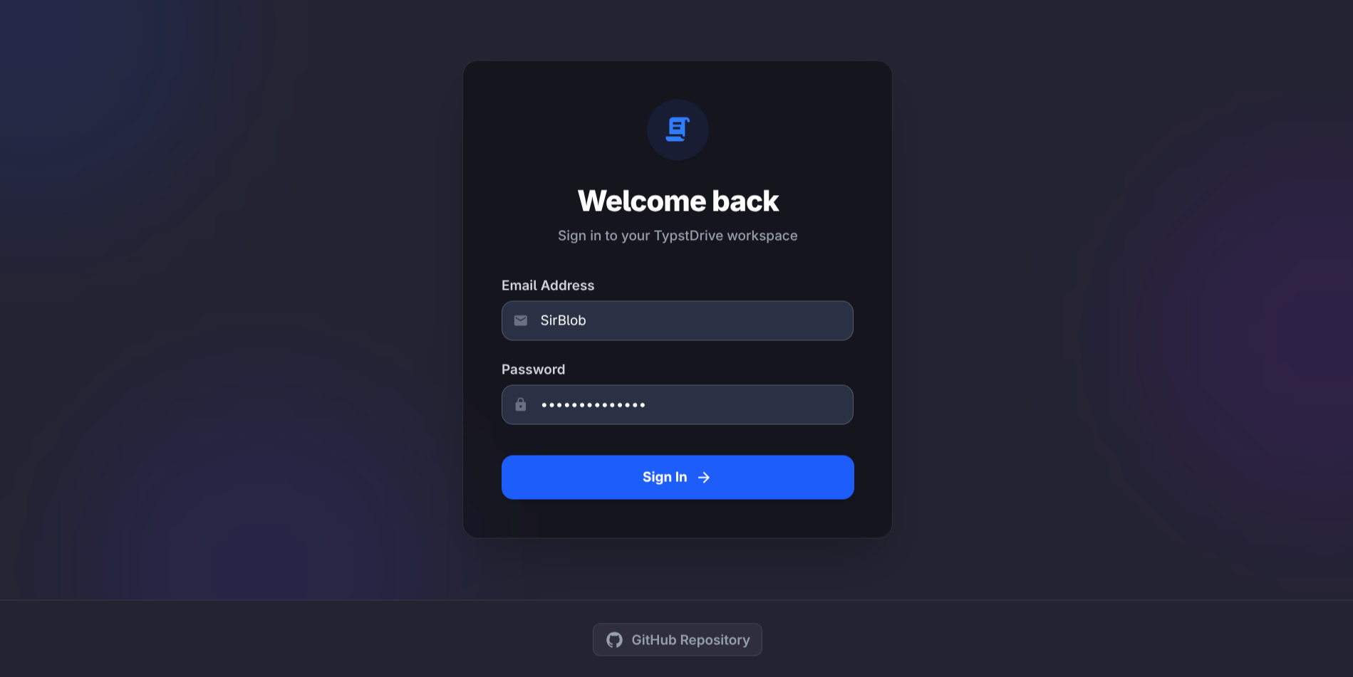 Authentication view