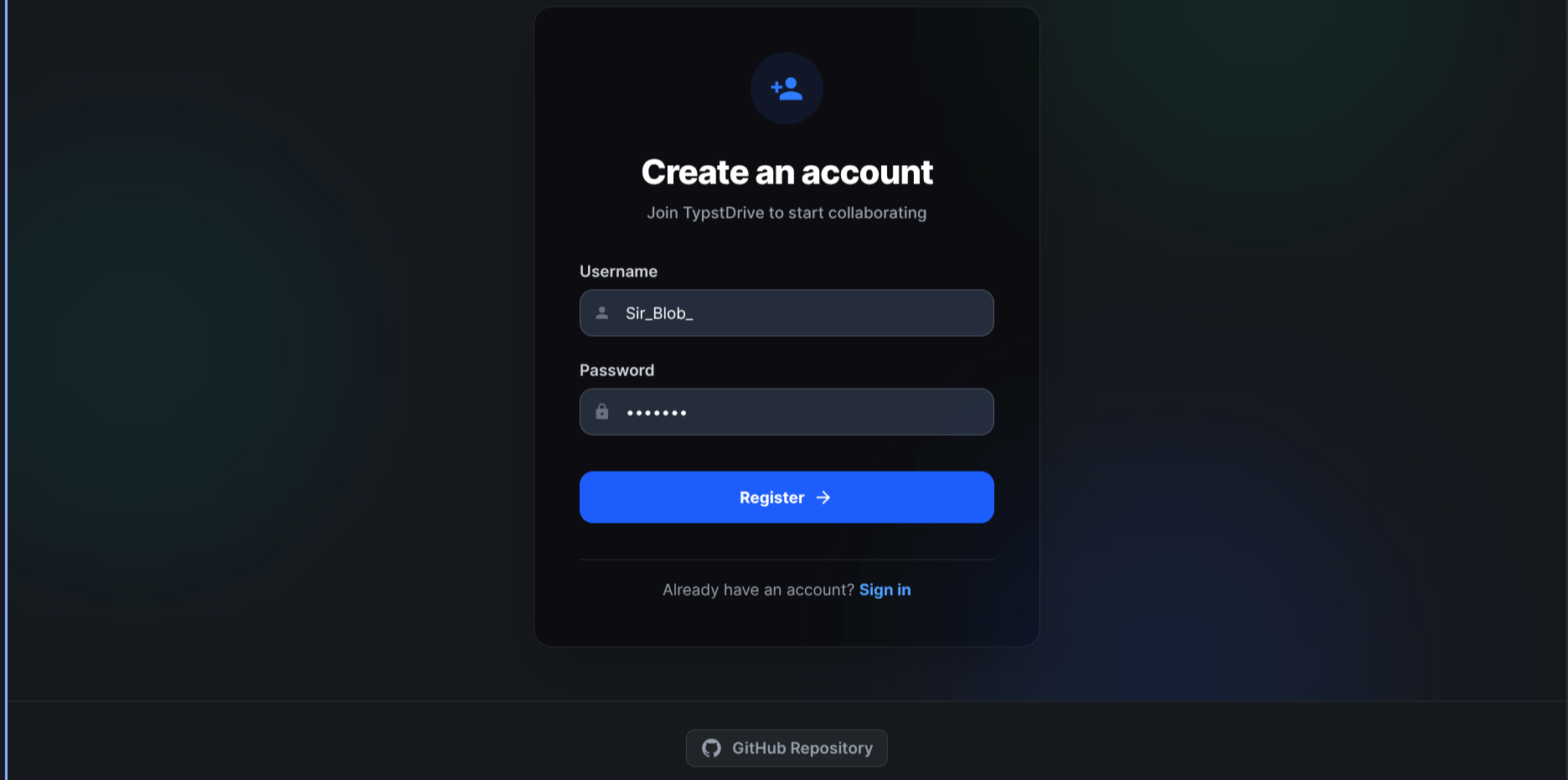 Authentication view